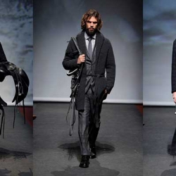 Emidio Tucci abrió MFSHOW MEN con sus modelos convertidos en auténticos jinetes